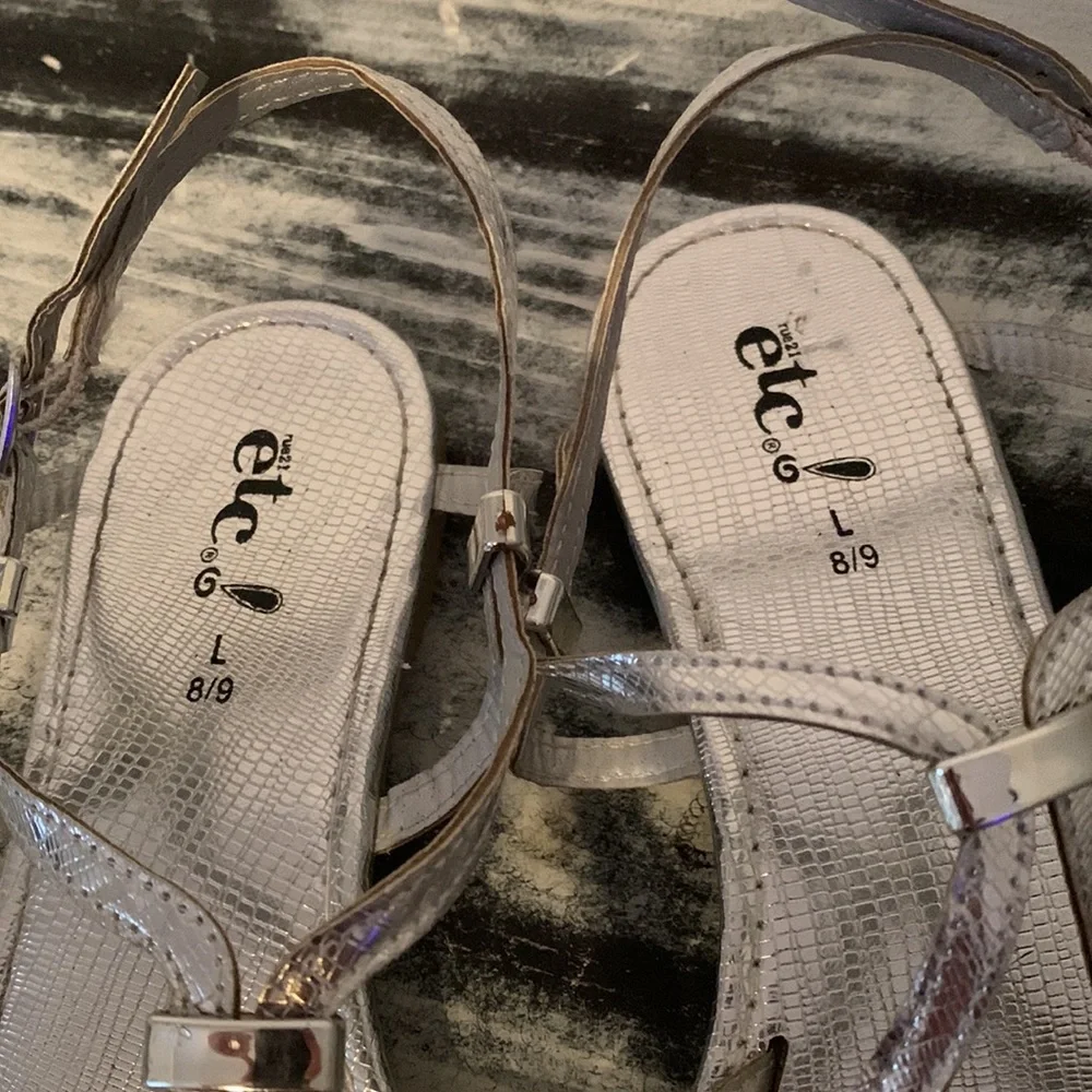 Rue21 Silver Sandals